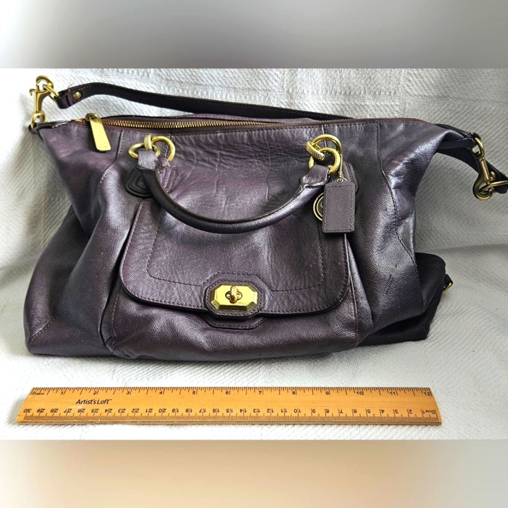 Coach Campbell Turn-Lock Satchel